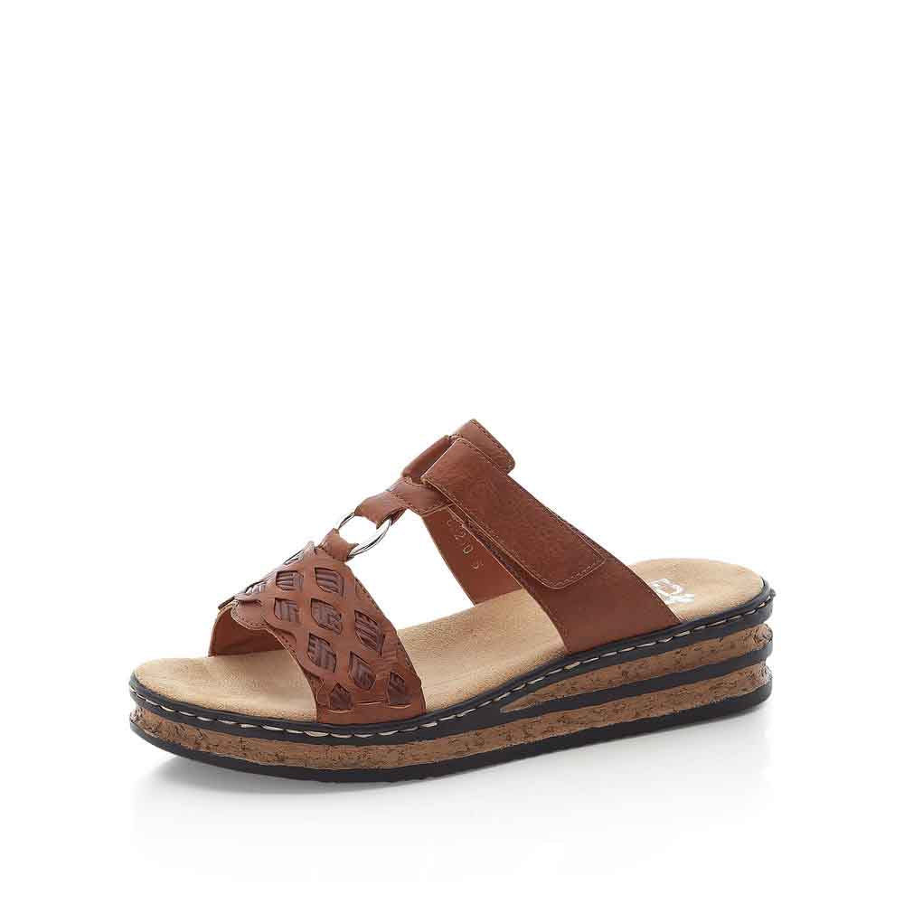 Rieker Women's sandals | Style 629K9 Casual Mule - Brown