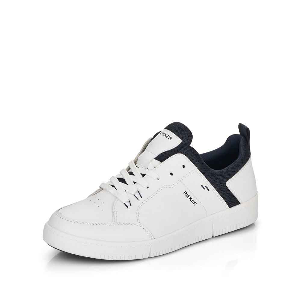 Rieker Men's shoes | Style B7110 Athletic Lace-up - White Combination